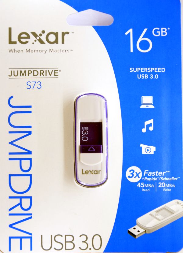 UserBenchmark: Lexar JumpDrive S73 USB 3.0 16GB LJDS73-16GABEU