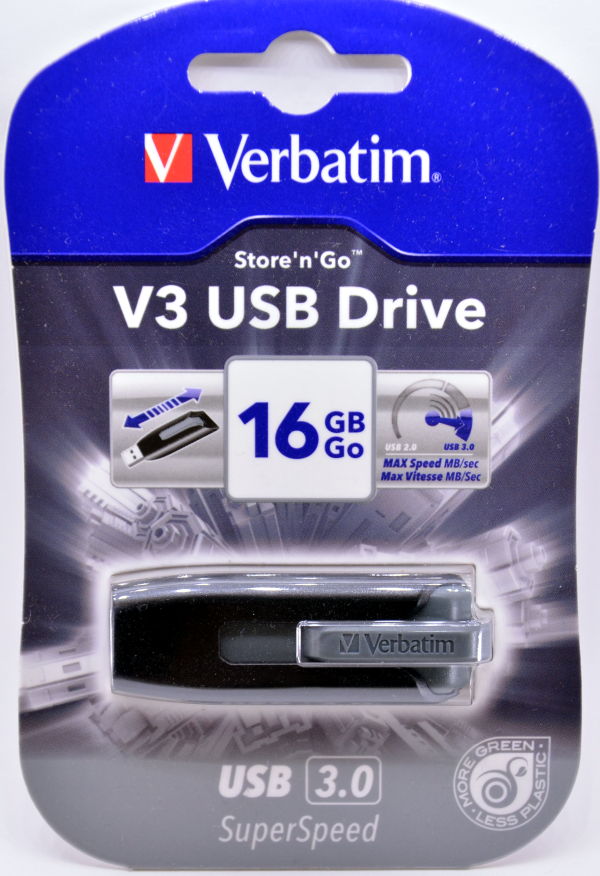 UserBenchmark: Verbatim Store n Go V3 USB 3.0 16GB 49172